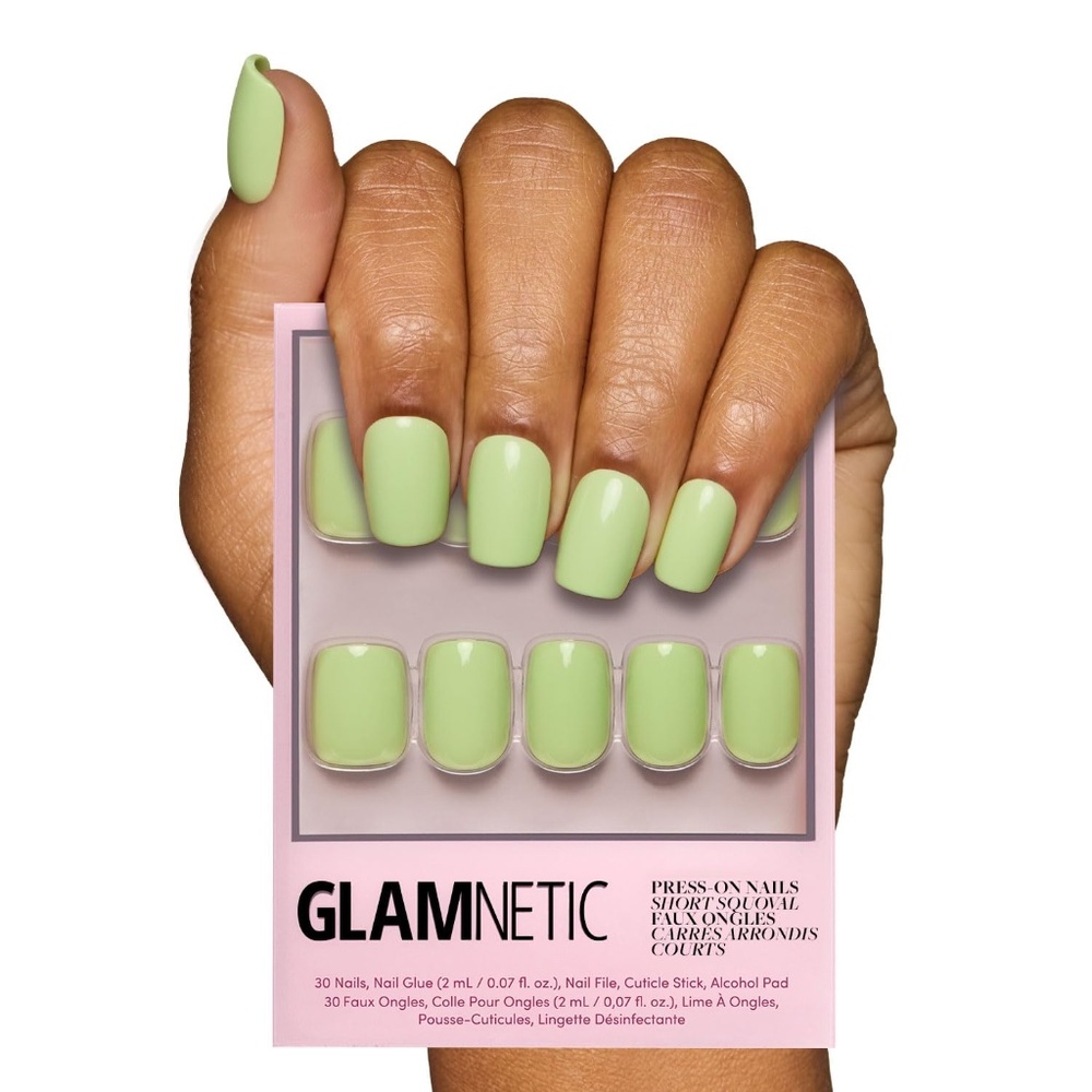 Glamnetic Press-On Nails Light Sage